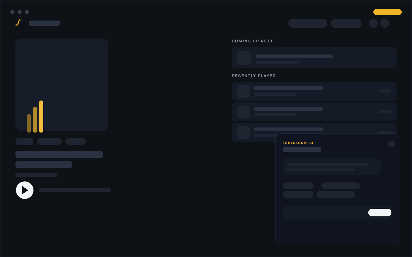 Preview: Fortesonic listener assistant chat widget